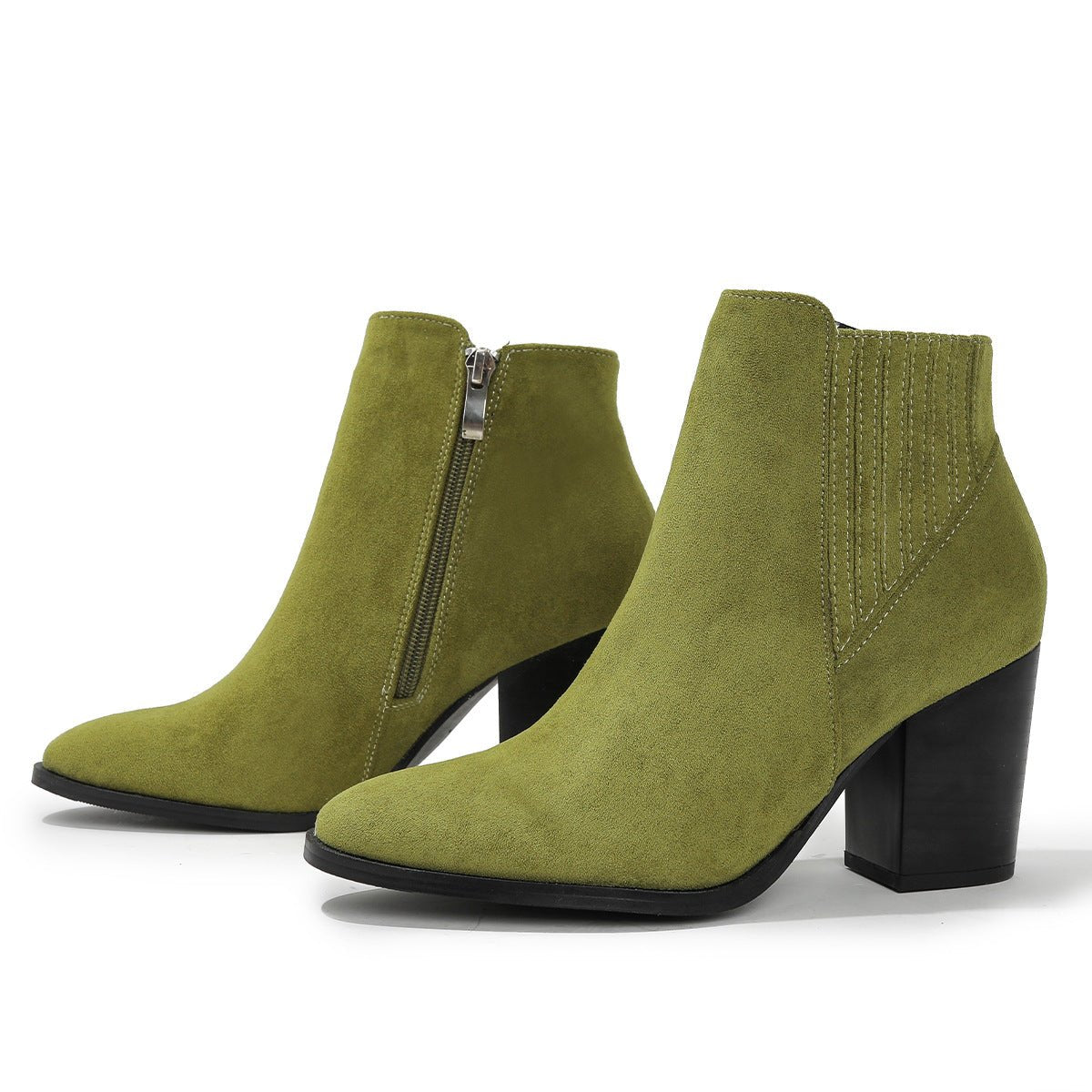 olivegreenankleboots