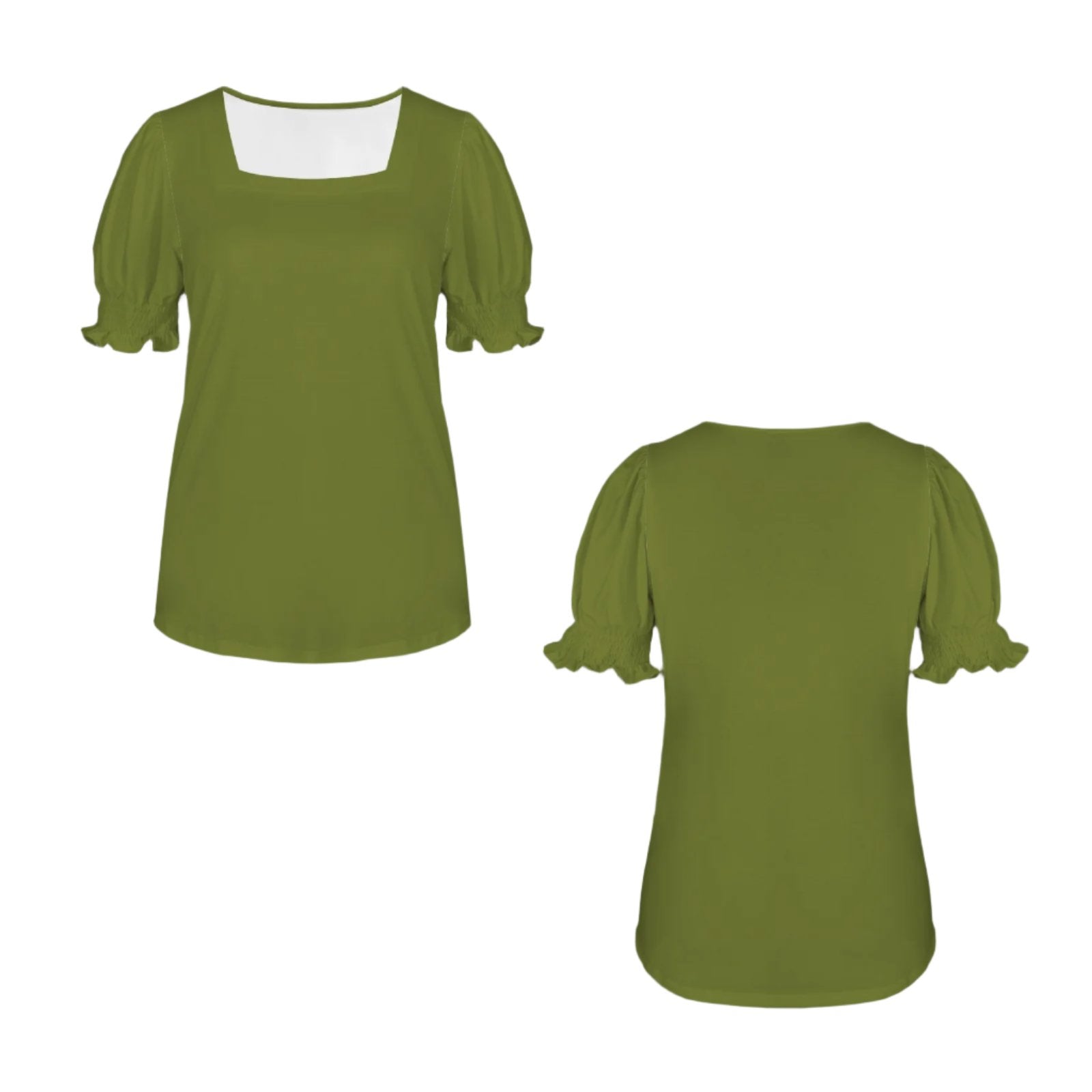 Olive green Babydoll Tshirt