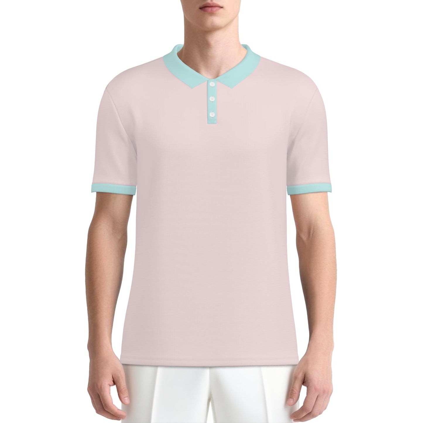 Two Tone Pink Polo Shirt | UPF 50+ Sun Protection Unisex Polo