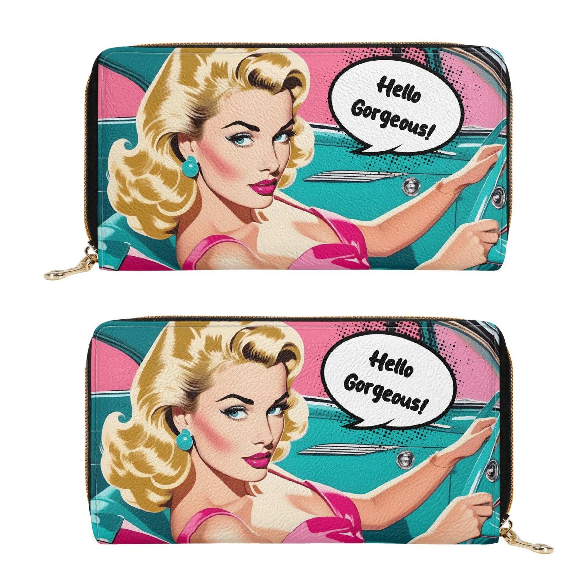 popartwallet,customnamewallet,artistic wallet, retro wallet