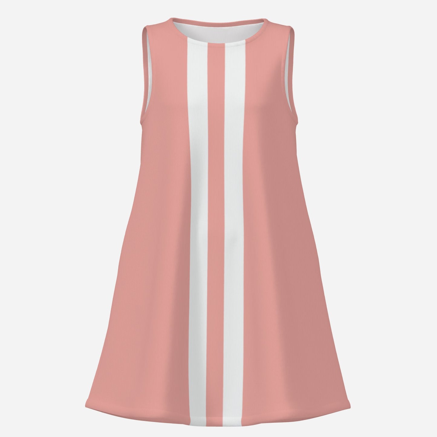 60s Pink Mod Mini Dress | Retro GoGo Tent Dress | Sleeveless Vintage Style 60s Gogo Dress