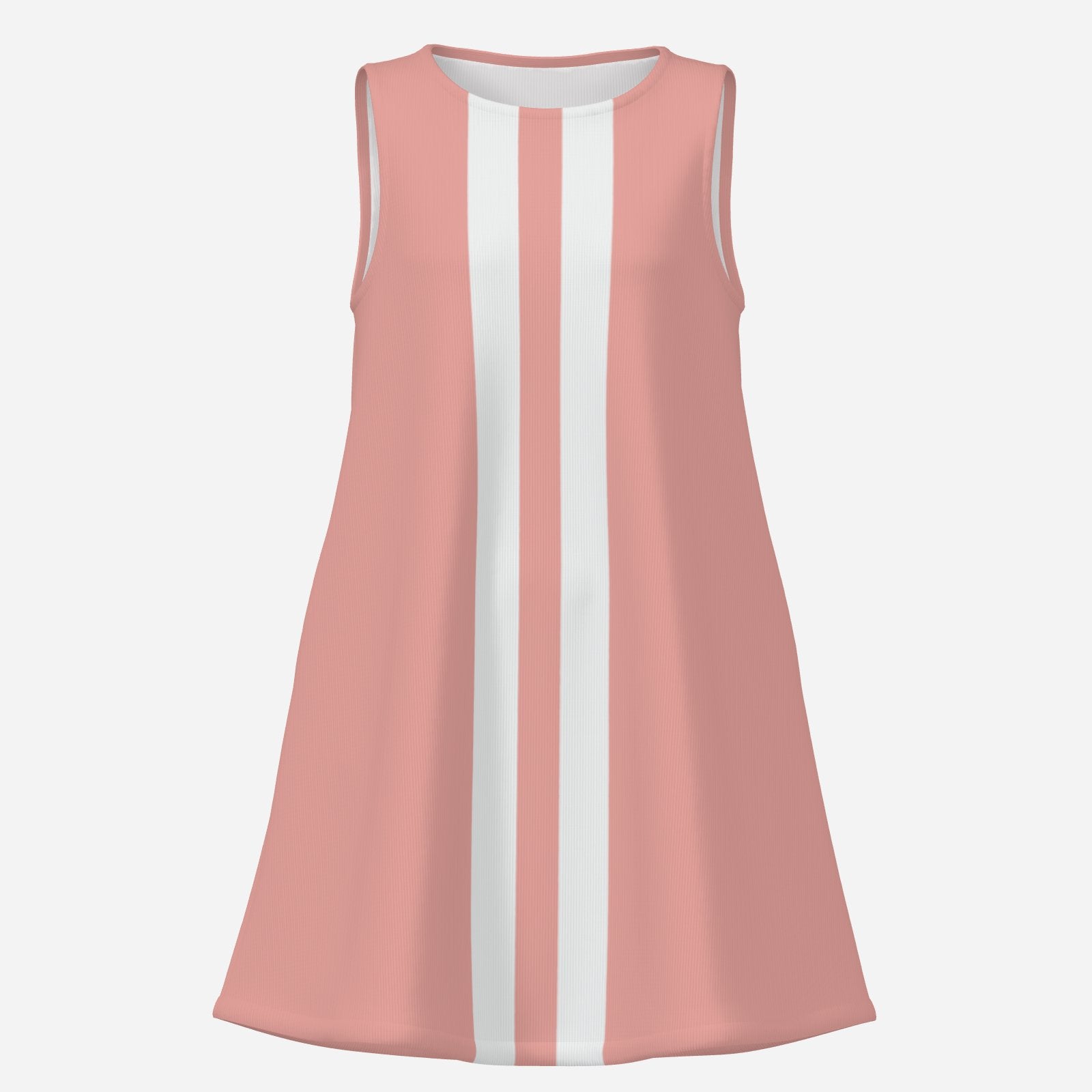 60s Pink Mod Mini Dress | Retro GoGo Tent Dress | Sleeveless Vintage Style 60s Gogo Dress