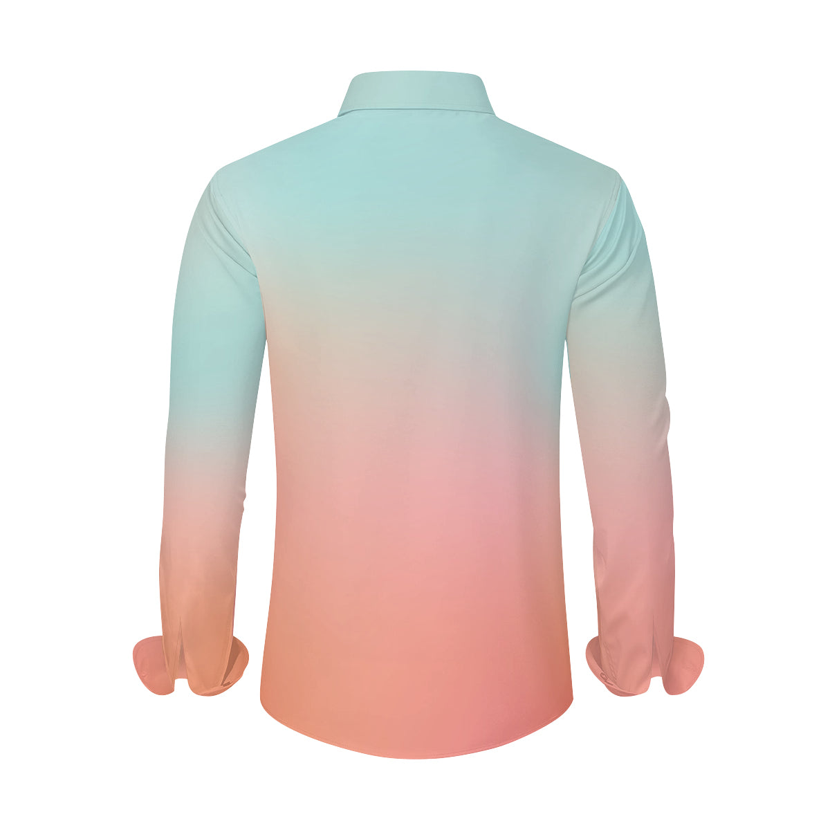 Ombre Shirt Men, Pink Blue Shirt Men, blue ombre shirt, Gifts for him, Pink Blue dress shirt men, Artistic Shirt Men, Unique Shirt Men