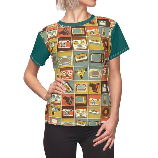 Hergestellt in den USA, Vintage-inspiriertes T-Shirt, Vintage-T-Shirt im 60er-Jahre-Stil, Vintage-Radio-Medien-T-Shirt, Mid Century, Retro-T-Shirt, Vintage-Shirt