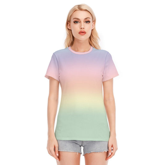 Ombre Top, Rainbow Tops, Ombre Tshirt, Rainbow T-shirt, Womens Tshirts, Unique Tshirt, Ombre T-shirt, Abstract Tshirt, Artistic Tshirt