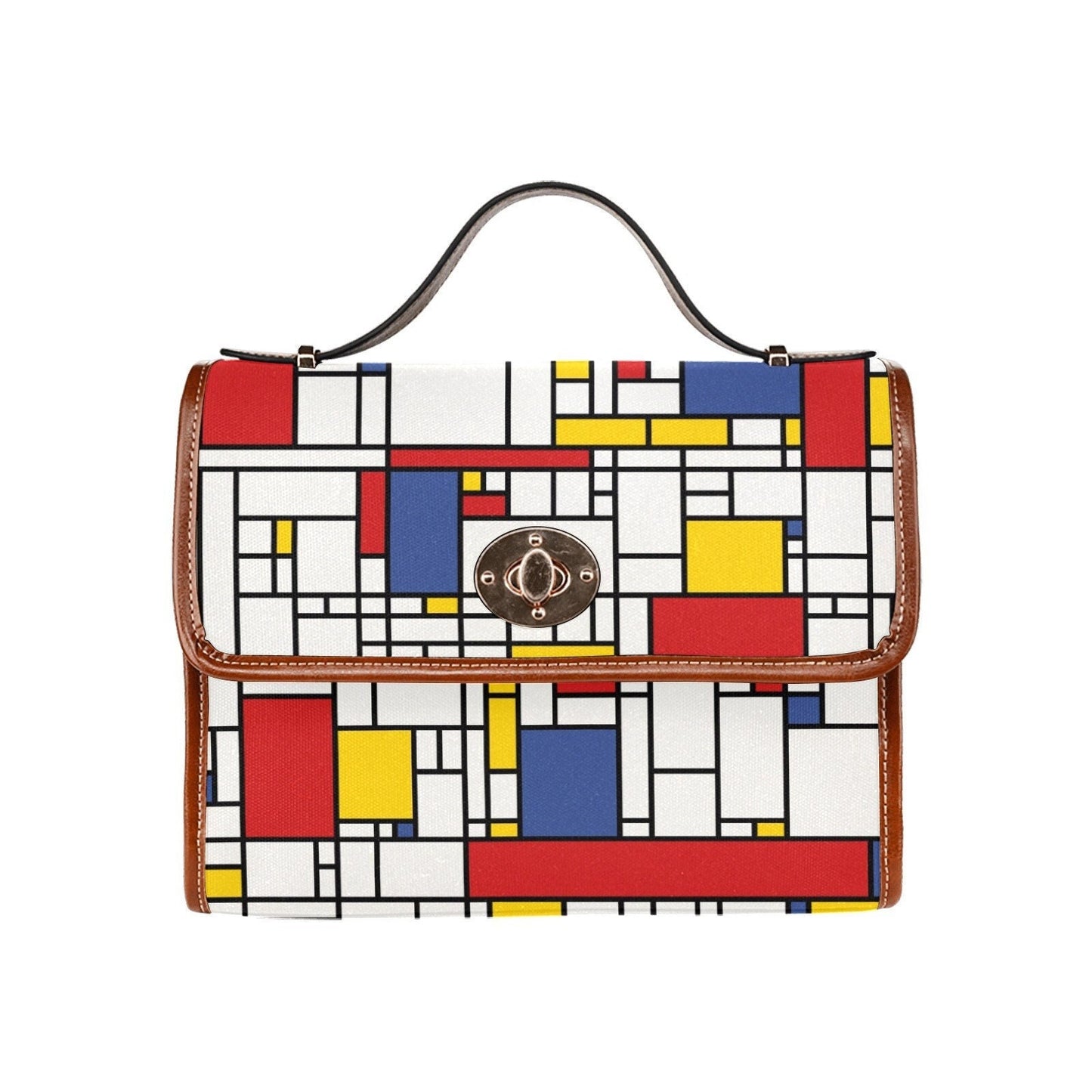 Damenhandtasche, Retro-Handtasche, Damengeldbörse, Mondrian-Geldbörse, Mod 60er Jahre, 60er-Jahre-Stil-Tasche, 60er-Jahre-Stil-Geldbörse, 60er-Jahre-inspiriert, 60er-Jahre-Stil-Handtasche