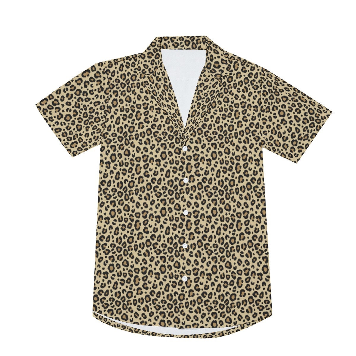 Men's Leopard Print Shirt, Sexy Shirt Men, Men's Shirt, Men's Deep V-neck Shirt, Men's Casual Shirt, Men's Dress Shirt, Men's Button Down