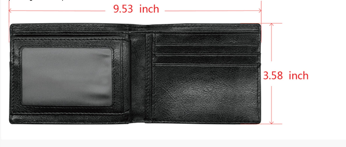 Retro Wallet, Black Gray Geometric Wallet, Men's Wallet, Wallet Men, Men's Wallet bifold,Retro Style Wallet, gifts for men,PU leather wallet