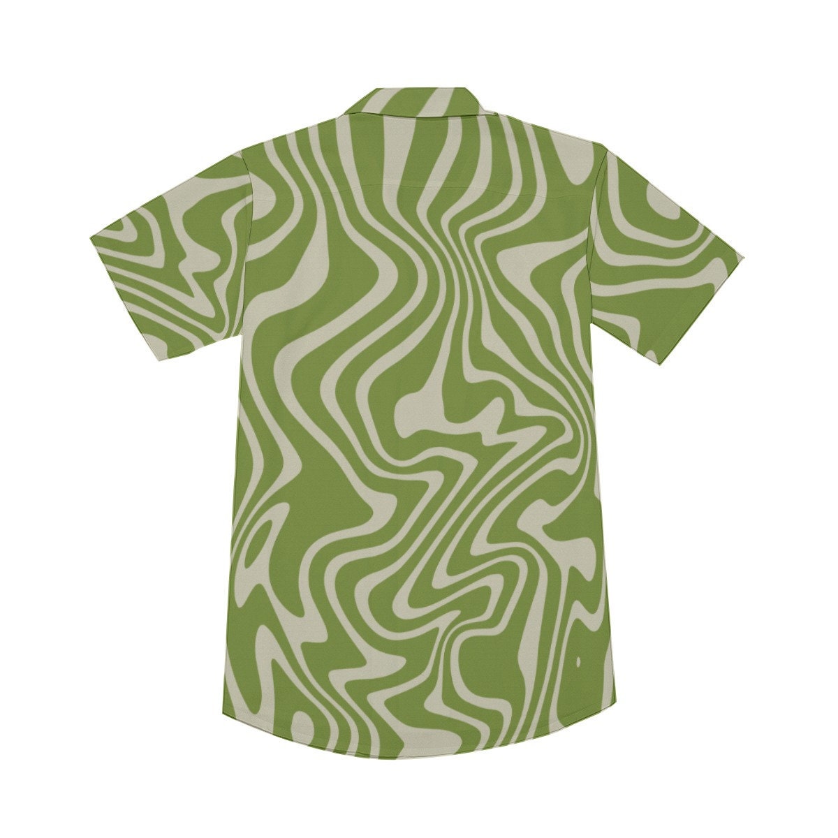 Vintage 70s style shirt, Retro Shirt Men, Green Groovy Shirt Men, Hippie Shirt Men, Men's Green shirt, 70s Shirt Men, 70s inspired shirt